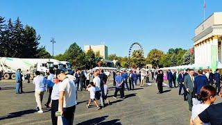 Independence Day of Kyrgyzstan 2024  | Food stalls | Massive fireworks | Night view |Alatoo square