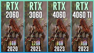 RTX 2060 VS RTX 3060 VS RTX 4060 VS RTX 4060 TI - Test in 20 Games