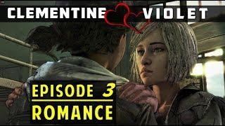 [Violet & Clementine] All Moments from Episode 3 - The Walking Dead (Clem x Violet Romance)