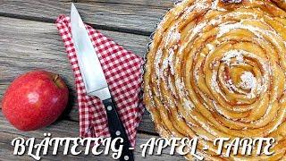 Blätterteig Apfel Tarte - Schritt für Schritt - guenstig-kochen.at