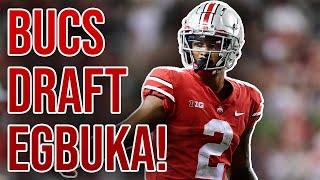 DRAFT SHOCK! Tampa Bay Buccaneers DRAFT WR Emeka Egbuka at 19 Overall!