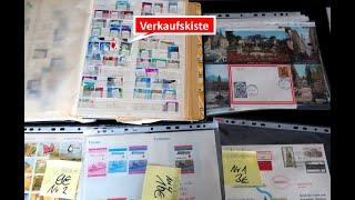 Briefmarken-Verkaufsfilm: Schatzsuche und Verkauf in Kiste 28 mit Briefmarken und Briefen