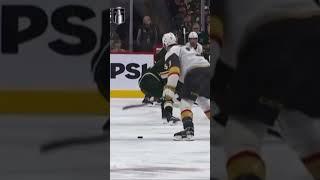 Kirill Kaprizov gets down to block a shot.