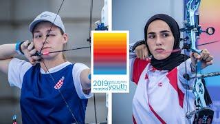 Amanda Mlinaric v Ipek Tomruk – compound junior women gold | World Archery Youth Championships 2019