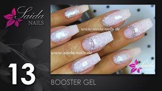 Booster Gel  - Milky Bubbles Nail Art (Nailart leicht gemalt | Saida Nails)