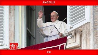 July 14 2024 Angelus prayer Pope Francis ASL
