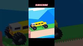 Fancade, ️ Drive Mad Gameplay Walkthrough,Big Car Complete Level , Battle Hits