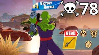 78 Elimination PICCOLO Solo Vs Squads Zero Build Gameplay (Fortnite Chapter 5 Season3)