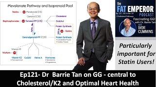 Ep121- Dr  Barrie Tan on Fascinating GG Compound - central to the Cholesterol & K2 Pathways!