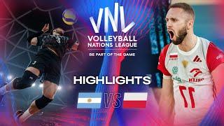  ARG vs.  POL - Highlights | Week 3 | Men's VNL 2024