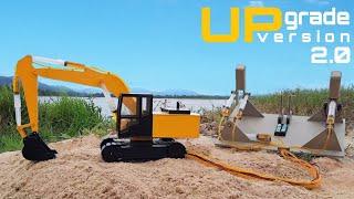 How to make remote control hydraulic excavator 2.0 upgrade version | By: The R