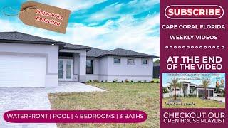 BIG PRICE REDUCTION |Check Out This Gorgeous Waterfront Pool Home For Sale In NW Cape Coral!