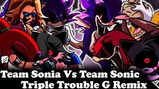 FNF | Triple Gender - Sonia.EXE Vs Sonic.EXE / REBORN (Sonic.exe Genderswap) | Mods/Hard/Gameplay |