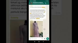 PERKEMBANGAN PESERTA KURSUS ONLINE POLA FASHION (NCEV FASHION)