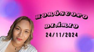 HORÓSCOPO DIÁRIO  24/11/2024 | TODOS OS SIGNOS  (MINUTAGEM NA DESCRIÇÃO DO VÍDEO) #horóscopo