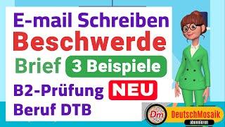 Beschwerde Brief | E-mail schreiben | B2-Prüfung für den Beruf | DTB