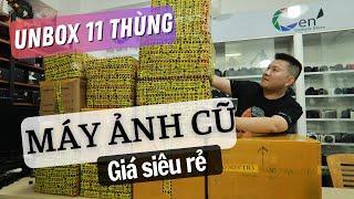 Nay shop về tới 11 thùng hàng, ae ghé chọn máy nha - Khui thùng hàng máy ảnh cũ Cen Store