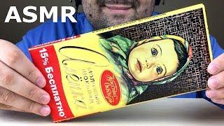 ASMR GIANT CHOCOLATE ALENKA | RUSSIAN CHOCOLATE (Crunchy & Sticky Eating Sounds) NO TALKING