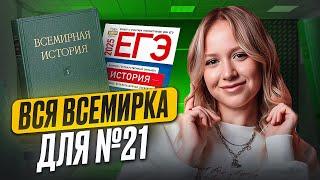 ВСЯ ВСЕМИРНАЯ ИСТОРИЯ для задания 21 в ЕГЭ по истории / Вся ВСЕМИРКА в №21