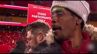 Patrick Mahomes Sr. Smoking on a Joe Burrow after the Chiefs AFC Championship Win over the Bengals