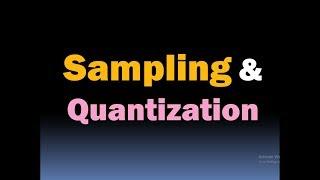 Sampling and Quantization of Analog Signal [HD]