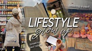 LIFESTYLE GLOW UP | breaking bad habits, focusing on my health, & making changes to better myself