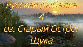 Русская рыбалка 4 | оз. Старый Острог Щука | рр4 рулетка от ЧокопайТВ