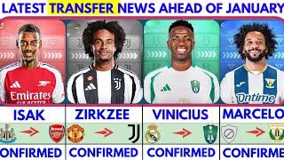 THE LATEST CONFIRMED TRANSFER NEWS AND RUMOURS TRANSFERS 2024|ISAK, ZIRKZEE, VINICIUS, MARCELO