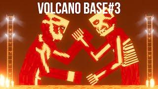 Colossal Titan vs Colossal Titan in Volcano Base [Zebra Gaming TV]