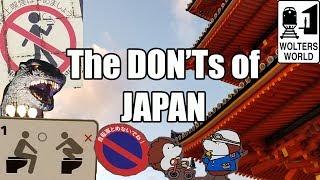 Visit Japan - The Don'ts of Visiting Japan