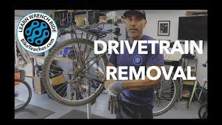 Bike Mechanic walk through on a drivetrain disassembly with pro tips.