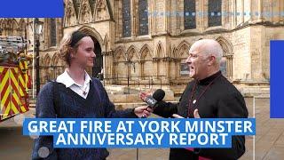 Great Fire at York Minster Anniversary | YSTV Reports