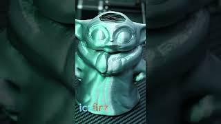 Baby Yoda Mandalorian 3D Print Timelapse #Shorts