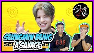 STRAY KIDS - SEUNGMIN BEING SAVAGE FOR 7 MINUTES STRAIGHT REACTION | HAPPY BIRTHDAY SEUNGMIN!