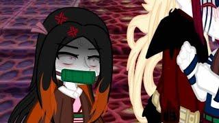 Nezuko-chan is angry? (Nezuko as akaza's younger sister) || Kny/Ds • Douaka (?) ||