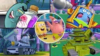 SpongeBob's Atlantis SquarePantis - All Bosses Comparison (GBA vs. DS vs. PS2 vs. Wii) [4K]