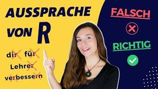 Aussprache lernen: Das WICHTIGSTE "R" auf Deutsch RICHTIG SAGEN (Natürlich sprechen | Übungen)