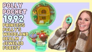 TOY TOUR: 1992 Princess Polly's Woodland Realm / Jeweled Forest | Vintage Polly Pocket Collection