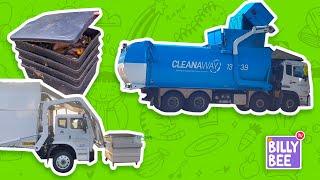 Dumpster Garbage Trucks, MiniBin Cola Volcano and Worm Farm Recycling