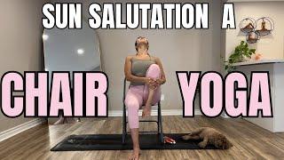 10 Mins Chair Yoga Flow | Sun Salutation A