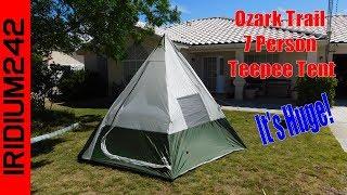 Ozark Trail 7 Person Teepee Tent: Its Huge!