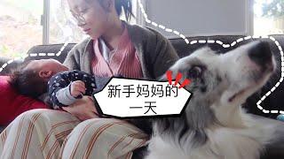 90后妈妈不工作在家带娃真实的一天️ Life As A New Mom