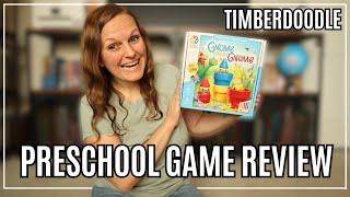 Gnome Sweet Gnome Preschool Game Review | Timberdoodle Homeschool Must-Have!