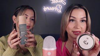 ASMR with my Twin ‍️ Layered triggers for Tingles 
