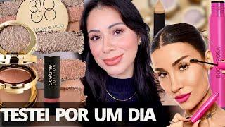 MAKE REAL TESTANDO Comprinhas BOCA ROSA e OCEANE