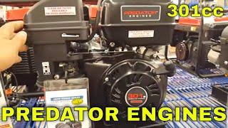 HARBOR FREIGHT PREDATOR GAS ENGINES 8HP 5.5 HP PREDATOR MOTOR CLOSE UP 301 CC