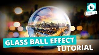 Create A Crystal Ball Effect with Fish Eye in Pixlr E