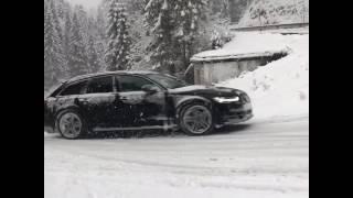 Audi A6 Allroad Snow Drift