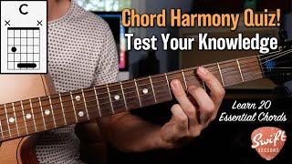 Everything You Need to Know About Chords! - Guitar Harmony Quiz/Answers