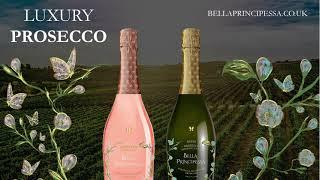 Prettiest Prosecco Bottle? Ceramic Painted Butterflies on Bella Principessa Luxury Prosecco Superior